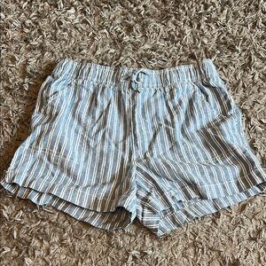 Old Navy Striped Blue and White Shorts